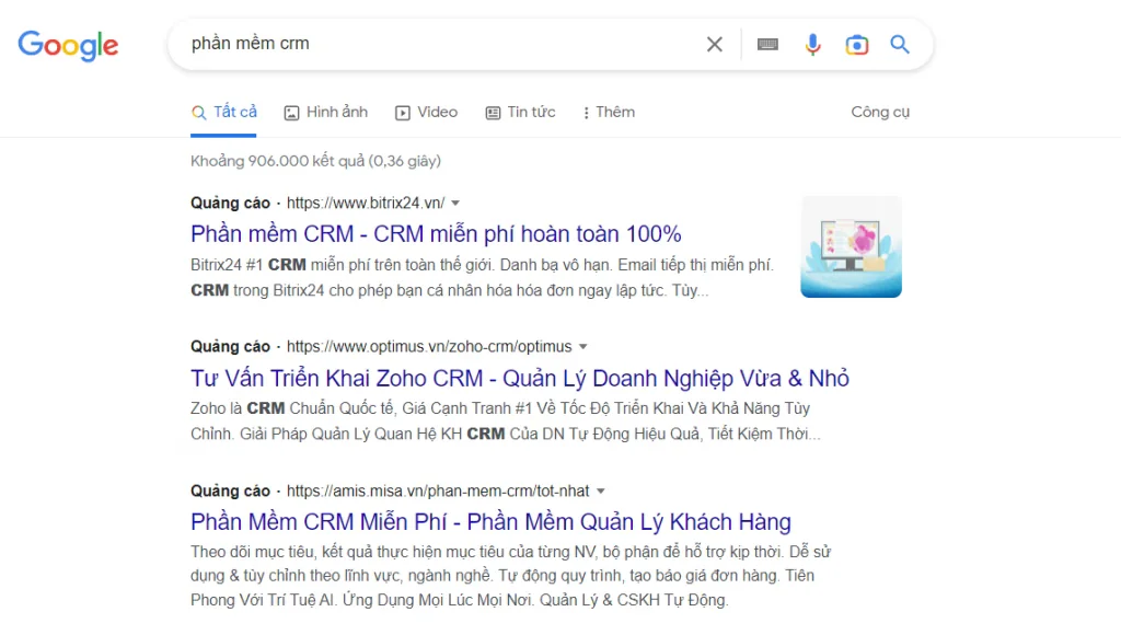 Hai mẫu quảng cáo B2B sử dụng thông điệp rõ ràng và dễ hiểu