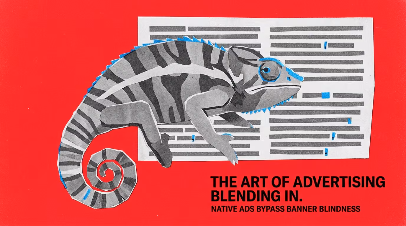 Nội dung hòa vào luồng thông tin giúp vượt qua banner blindness