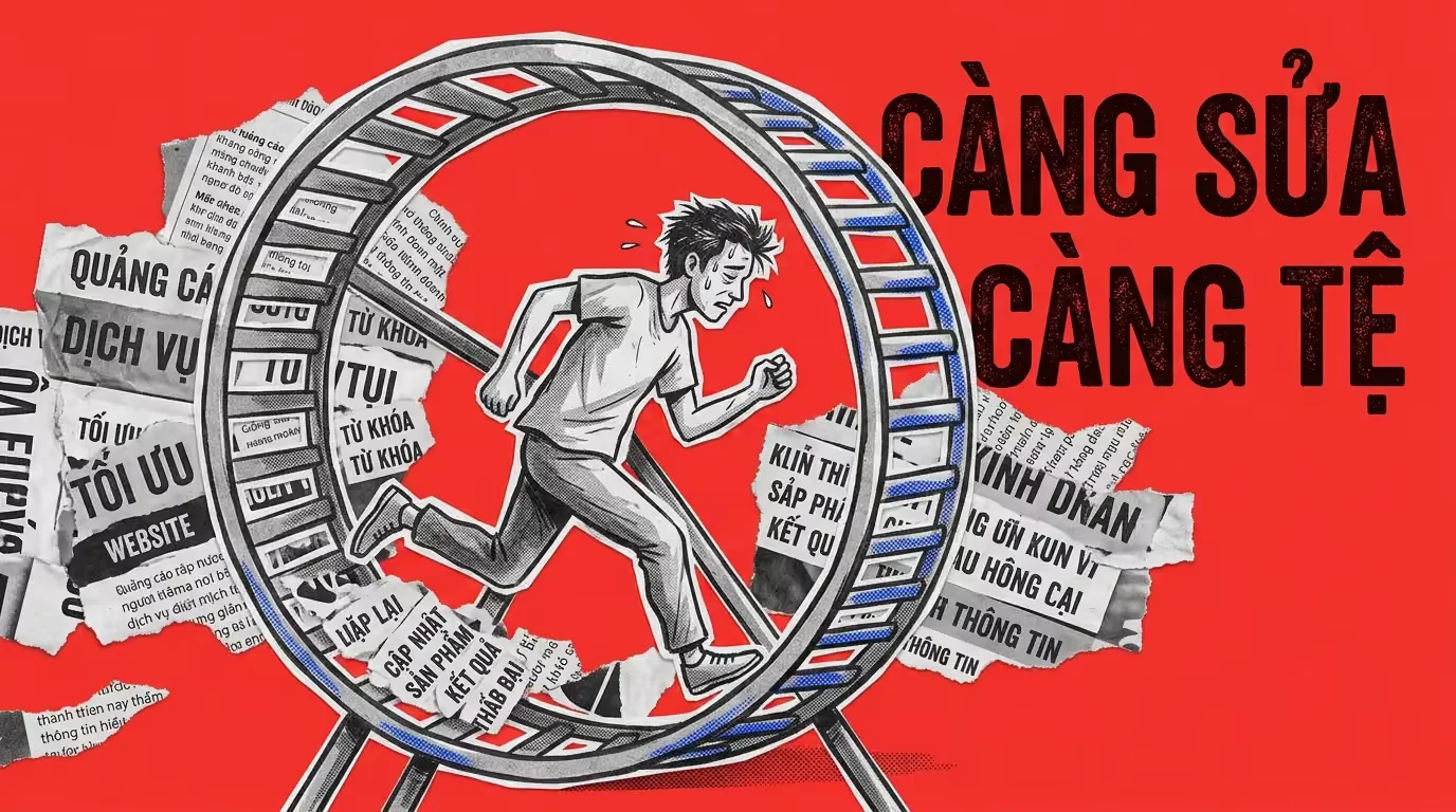Tối Ưu Mẫu Quảng Cáo Là Lãng Phí Thời Gian: Sự Thật Về Hiệu Suất Giảm Dần Mà Không Ai Nói Với Bạn